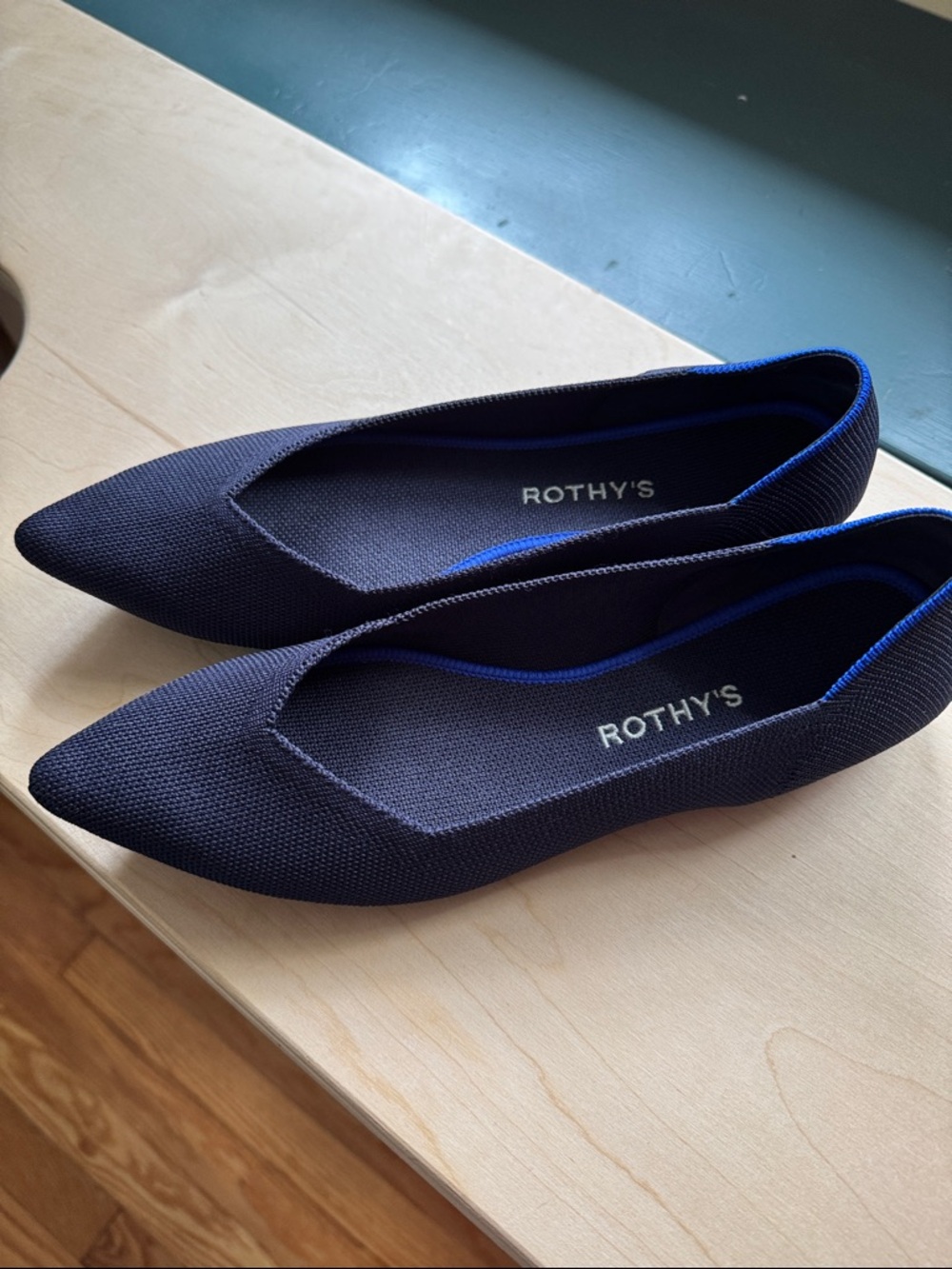 Rothy's The Point in Navy Blue